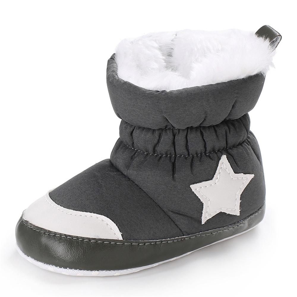 Baby Star Soft Soled Toddler Snow Boots - PrettyKid