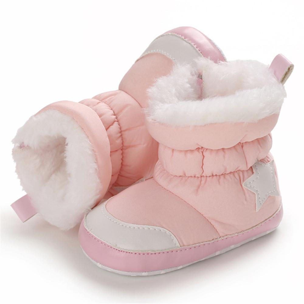 Baby Star Soft Soled Toddler Snow Boots - PrettyKid