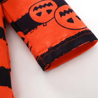 Baby Stripe Long Sleeve Halloween Jumpsuit & Hat & Headband - PrettyKid
