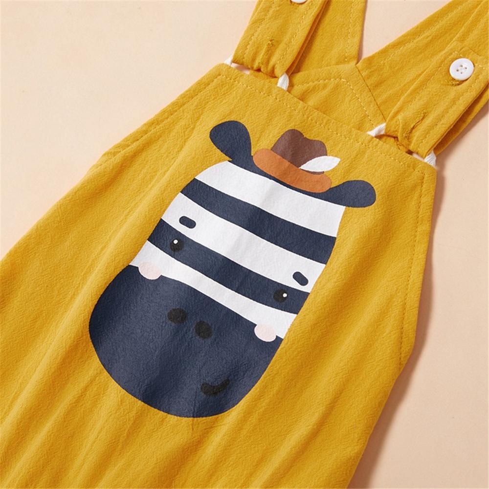 Baby Girls Stripe Long Sleeve Top & Linen Overalls Baby Clothes Cheap Wholesale - PrettyKid