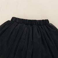 Girls Striped Flared Sleeve Blouse & Tulle Skirt - PrettyKid