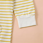 Girls Striped Long-sleeve Hooded Cute Top Kids Boutique Wholesale - PrettyKid