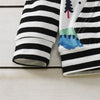 Baby Boys Striped Long Sleeve Dinosaur Printed Hooded Top & Pants Baby Clothes Vendors - PrettyKid