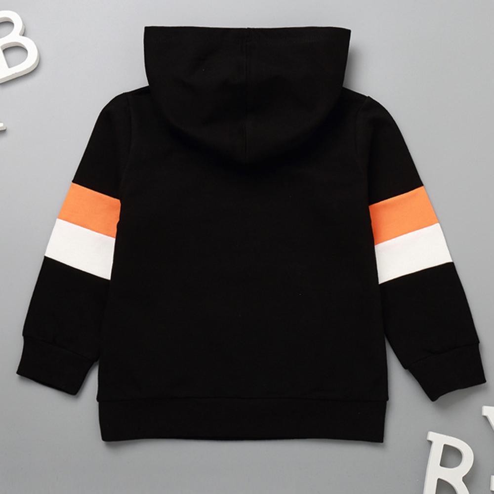 Boys Striped Long Sleeve Hooded Tops Wholesale - PrettyKid