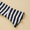 Girls Striped Long Sleeve Top & Suspender Skirt Girls Wholesale Clothing - PrettyKid