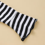 Girls Striped Long Sleeve Top & Suspender Skirt Girls Wholesale Clothing - PrettyKid