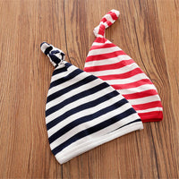 Baby Striped Owl Long Sleeve Romper & Hat & Bib - PrettyKid
