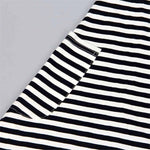 Girls Striped Pocket Long Sleeve Casual Dress - PrettyKid