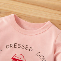 Girls Striped Printed Long Sleeve T-Shirt - PrettyKid