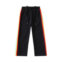 Girls Striped Strappy Casual Sport Pants Girl Boutique Clothing Wholesale - PrettyKid