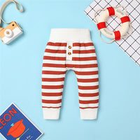 Baby Boys Striped Tie Long-Sleeve Romper & Bottoms Baby Clothes Warehouse - PrettyKid