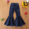 Toddler Girls Stylish Flared Jeans Girl Boutique Clothing Wholesale - PrettyKid