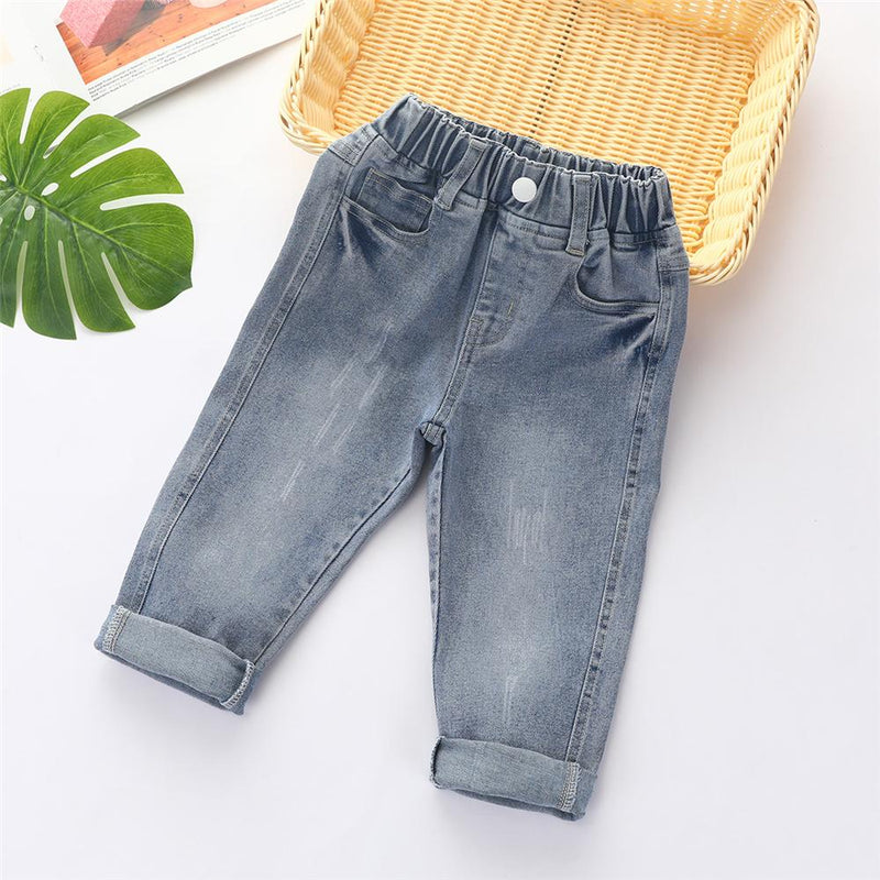Boys Stylish Pocket Daily Jeans Wholesale - PrettyKid