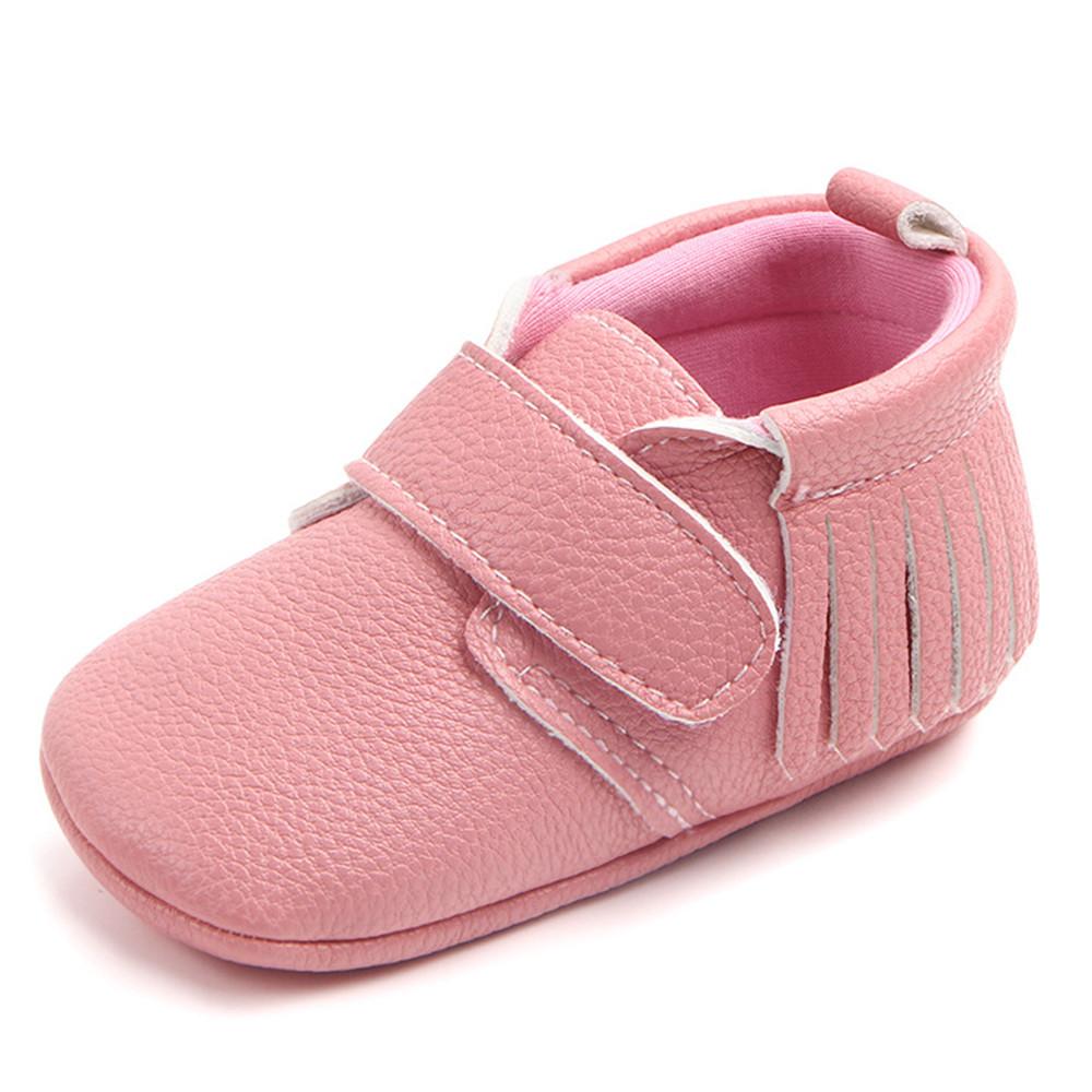 Baby Tassel Magic Tape Casual Sneakers - PrettyKid