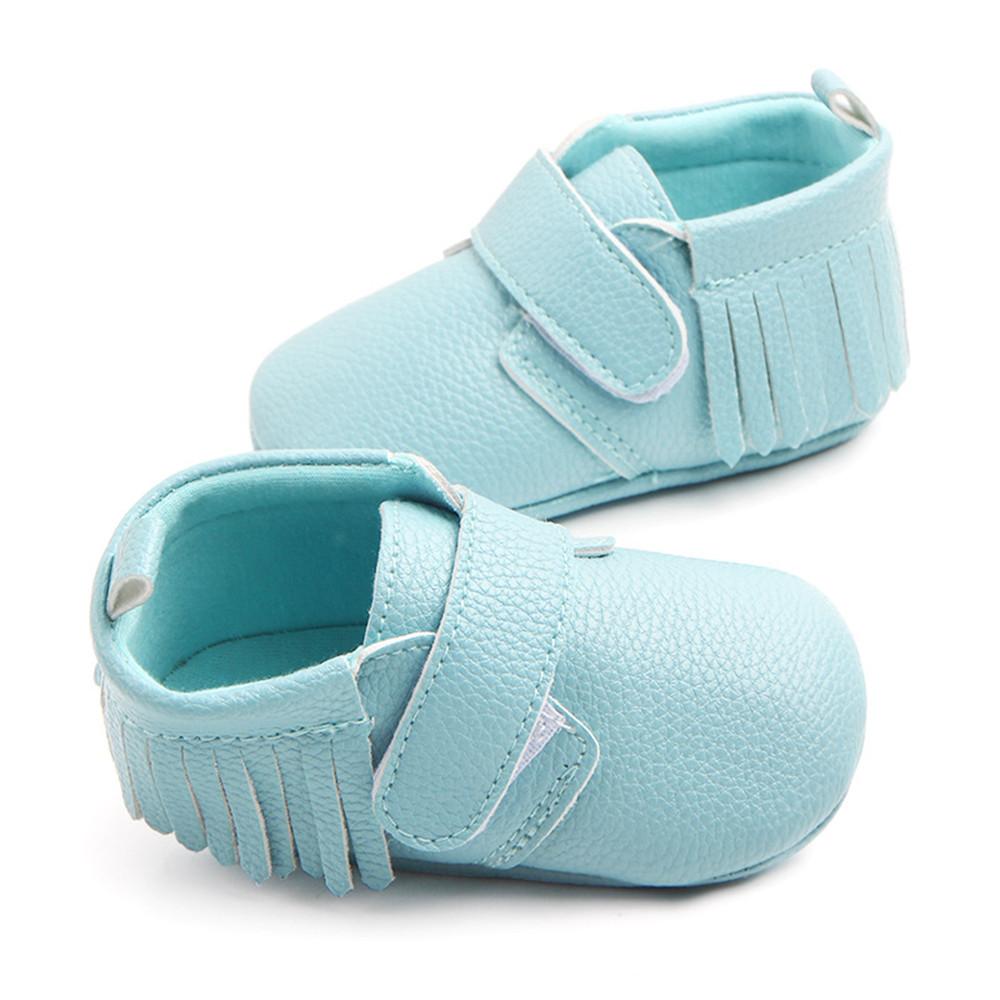 Baby Tassel Magic Tape Casual Sneakers - PrettyKid