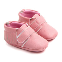 Baby Tassel Magic Tape Casual Sneakers - PrettyKid