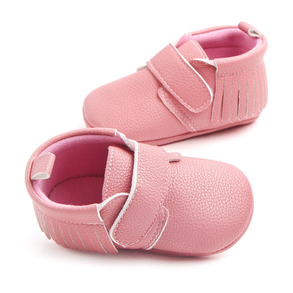 Baby Tassel Magic Tape Casual Sneakers - PrettyKid