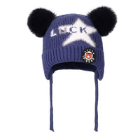 Baby Tie-Up Knitted Cartoon Star Pompon Hat Baby Accessories Wholesale - PrettyKid