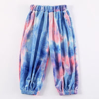 Unisex Tie-dye Elastic Waist Bloomers Wholesale Childrens Wholesale Clothing - PrettyKid