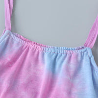 Girls Tie Dye Cami Romper - PrettyKid