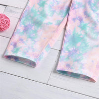 Girls Tie Dye Casual Pocket Button Jumpsuit Wholesale Girl Boutique Clothing - PrettyKid
