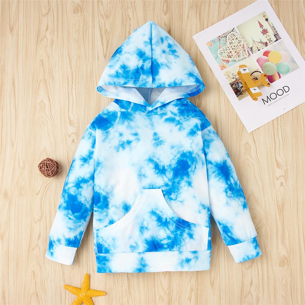 Unisex Tie Dye Hooded Long Sleeve Jumper & Pants Kids Wholesale Clothing - PrettyKid