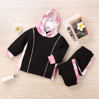 Girls Tie Dye Hooded Long Sleeve Top & Pants Girls Boutique Wholesale - PrettyKid