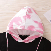 Girls Tie Dye Hooded Long Sleeve Top & Pants Girls Boutique Wholesale - PrettyKid