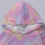 Toddler Unisex Tie Dye Long Sleeve Hooded Top & Pants Wholesale Kids - PrettyKid