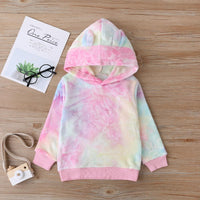 Girls Tie Dye Long Sleeve Leisure Top & Pants Baby Girl Clothes Wholesale - PrettyKid