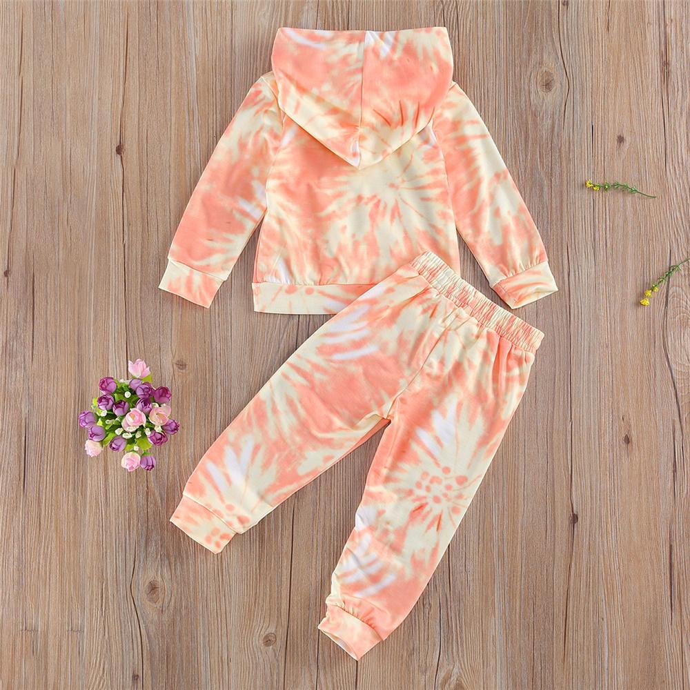 Unisex Tie Dye Long Sleeve Top & Pants Wholesale Kids Boutique Clothes - PrettyKid