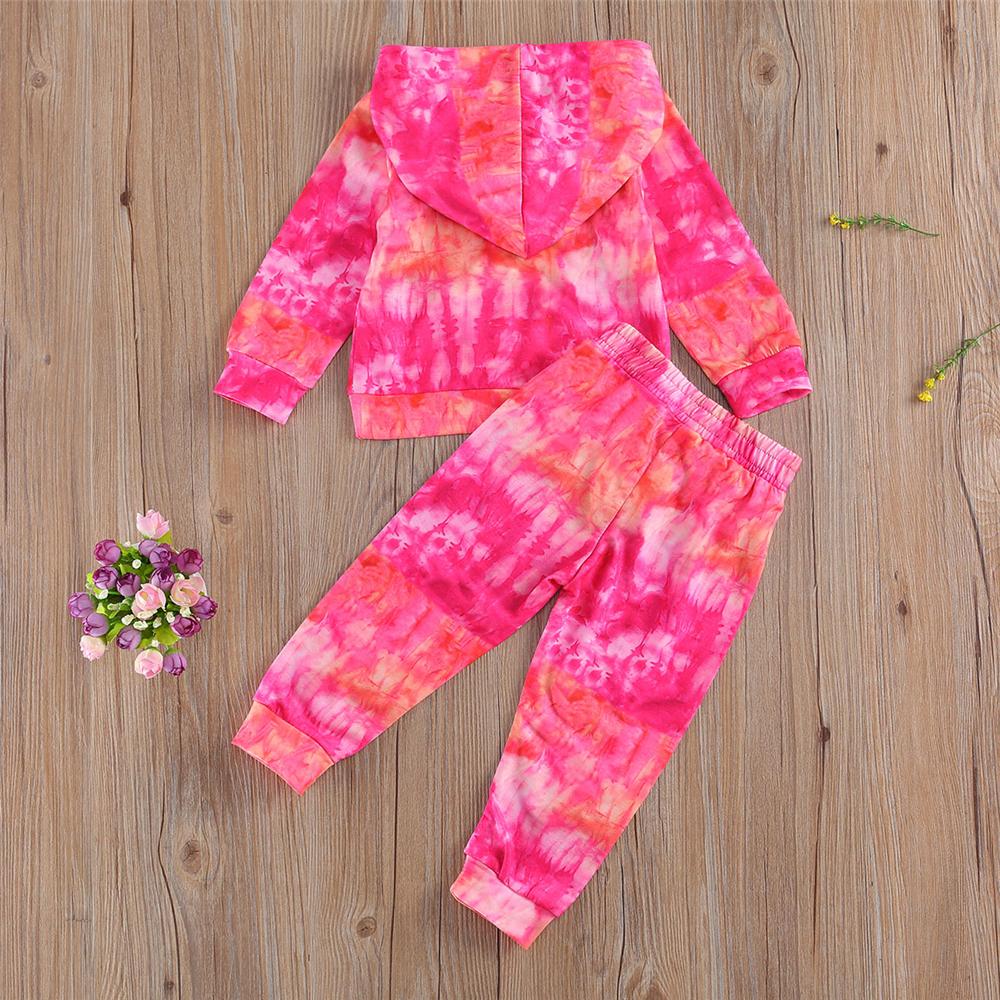 Unisex Tie Dye Long Sleeve Top & Pants Wholesale Kids Boutique Clothes - PrettyKid