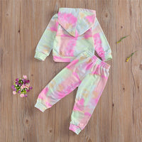 Unisex Tie Dye Long Sleeve Top & Pants Wholesale Kids Boutique Clothes - PrettyKid