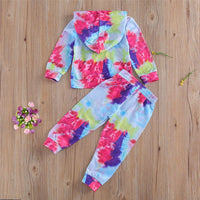 Unisex Tie Dye Long Sleeve Top & Pants Wholesale Kids Boutique Clothes - PrettyKid