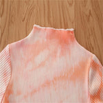 Toddler Girls Tie Dye Long Sleeve Top & Skirt Toddler Girls Wholesale - PrettyKid