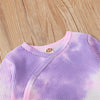 Baby Girls Tie Dye Long Sleeve Top & Trousers Baby Clothes Suppliers - PrettyKid