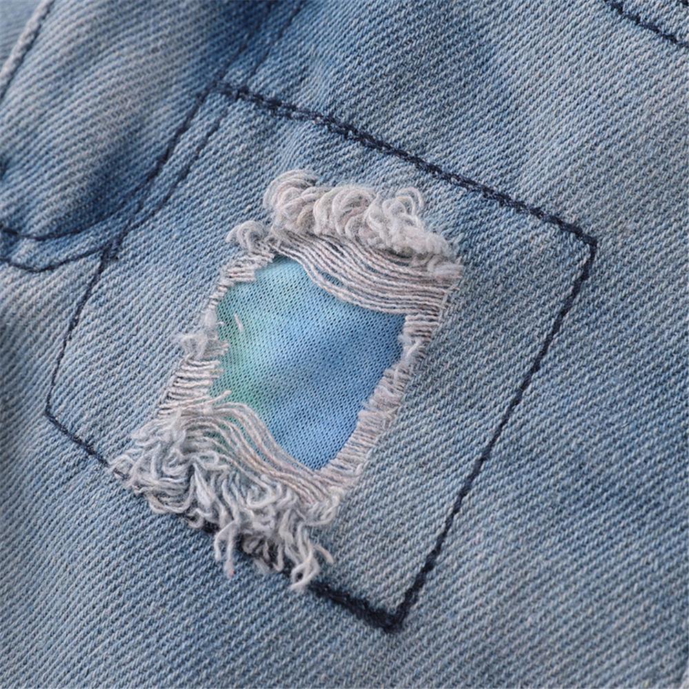 Girls Tie Dye Off Shoulder Top & Patch Denim Shorts Girls Clothing Wholesale - PrettyKid