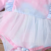 Baby Girl Tie Dye Onesie Rainbow Long Sleeve Romper Baby Boutique Wholesale - PrettyKid