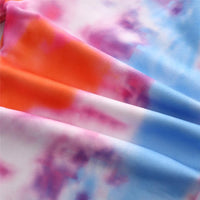 Girls Tie Dye Pocket Long Sleeve Top & Pants & Scarf Girls Clothing Wholesalers - PrettyKid