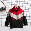 Toddler Boys Contrast High Neck Long Sleeve Outwear Boys Wholesale Clothing - PrettyKid