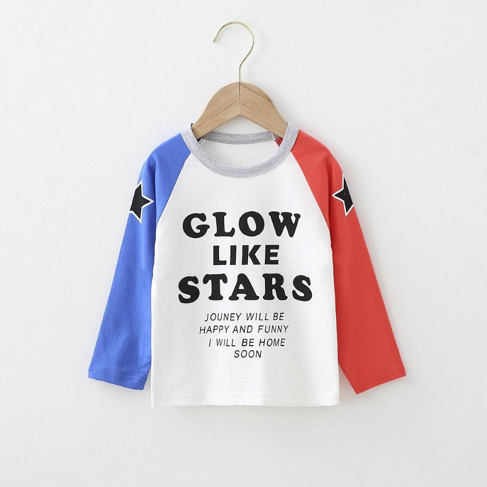 Toddler Boys Letter Printed Top Boy Clothing Wholesale - PrettyKid