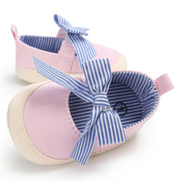 Baby Toddler Canvas Bow Decor Flats Shoes - PrettyKid