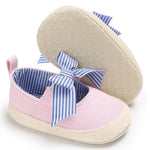 Baby Toddler Canvas Bow Decor Flats Shoes - PrettyKid