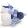 Baby Toddler Canvas Bow Decor Flats Shoes - PrettyKid