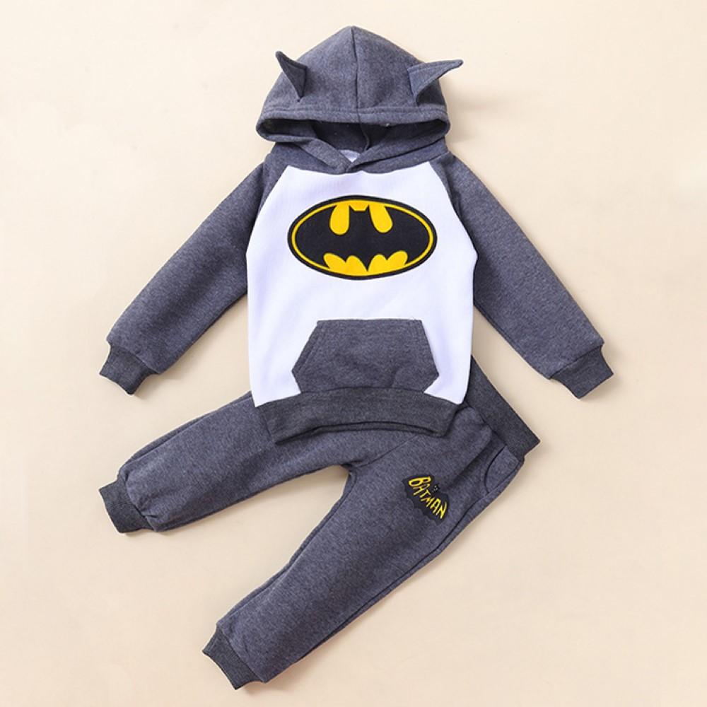 Toddler Girls Cartoon Bat Hooded Top & Pants Wholesale Girls Clothin - PrettyKid