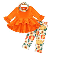 Toddler Girls Halloween Dress & Pants & Headband Wholesale Girl Clothing - PrettyKid