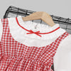 Toddler Girls Long Sleeve Plaid Dress Girls Wholesale Dresses - PrettyKid