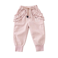 Toddler Girls Loose Feet Pocket Pants Girls Clothing Wholesalers - PrettyKid