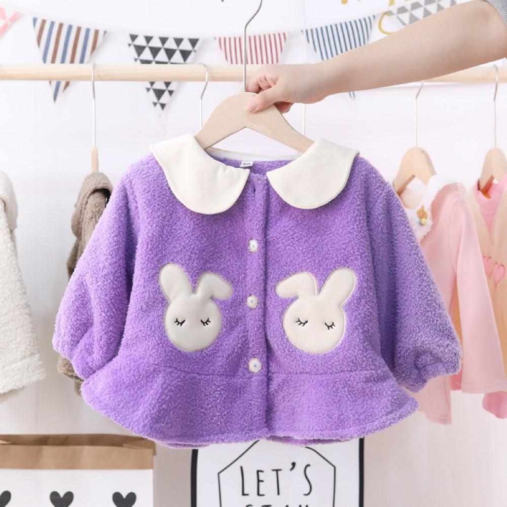 Toddler Girls Rabbit Printed Long Sleeve Top Toddler Girls Wholesale - PrettyKid