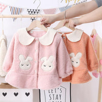 Toddler Girls Rabbit Printed Long Sleeve Top Toddler Girls Wholesale - PrettyKid